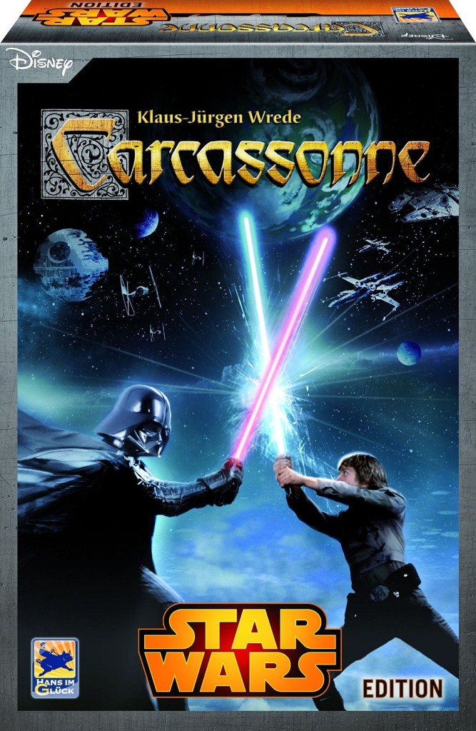 Die Verpackung von Star Wars Carcassonne