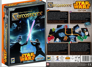 Vorder und Rückseite Star Wars Carcassonne